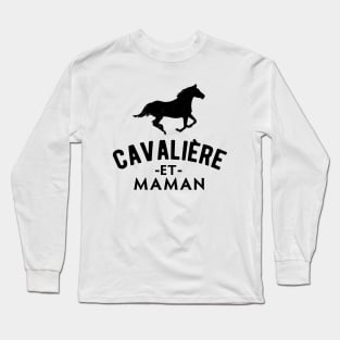 Maman cheval cavalière Long Sleeve T-Shirt